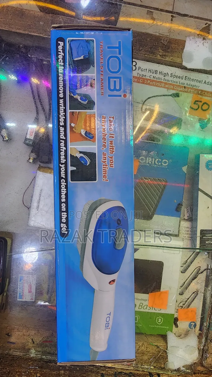 Portable Tobi Travel Garment Steamer