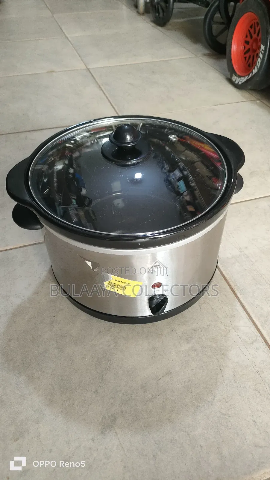 George Home 3l Stainless Steel Electric Slow Cooker, Uk Used.