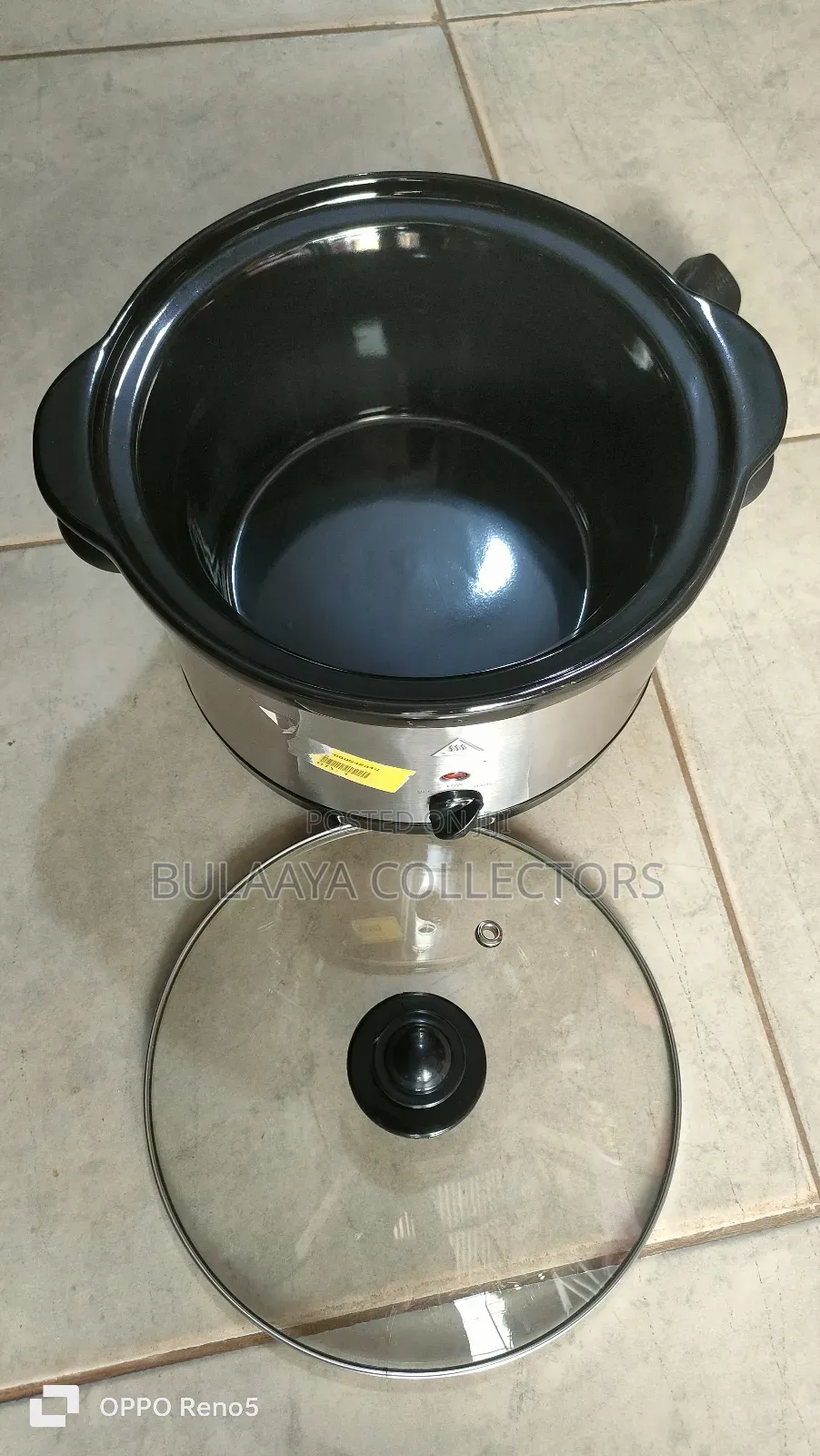 George Home 3l Stainless Steel Electric Slow Cooker, Uk Used.