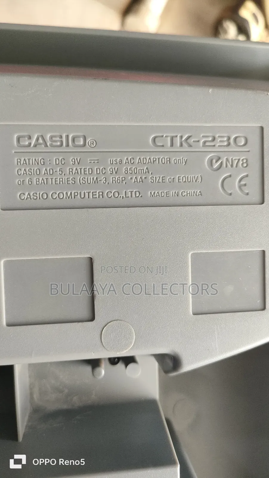 Casio CTK-230 49-Key Portable Electronic Keyboard.