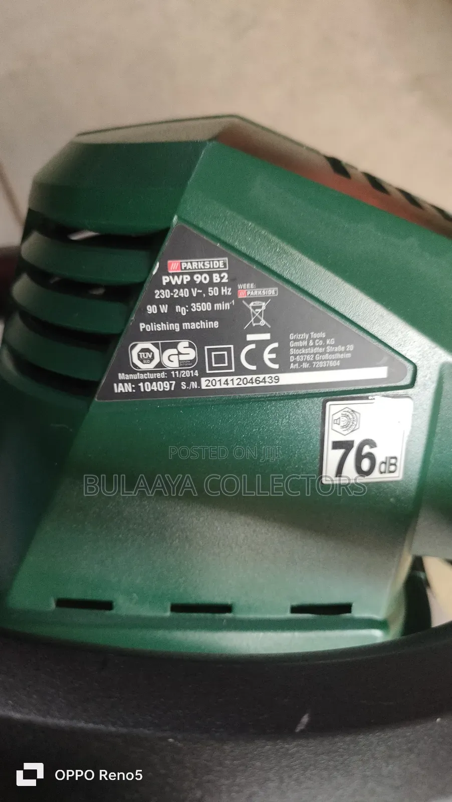 Parkside PWP 90 B2 or PPM 120 A1 Orbital Polisher.