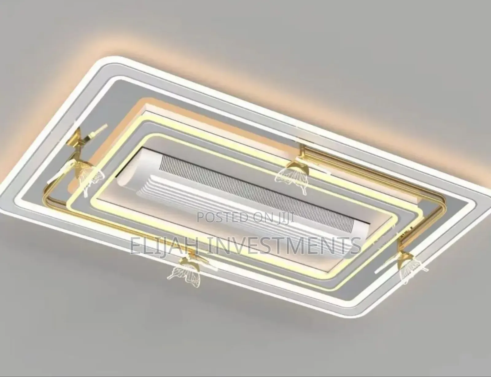 Modern Ceiling Bladeless Fan Chandelier