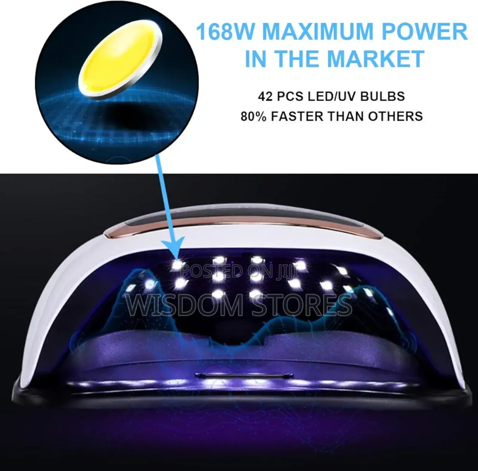 Wekin 168w Uv Led Nail Lamp