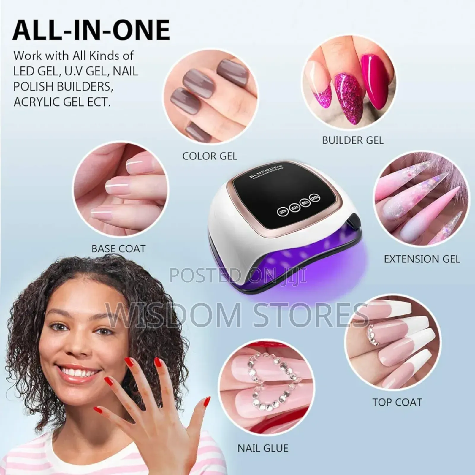 Wekin 168w Uv Led Nail Lamp