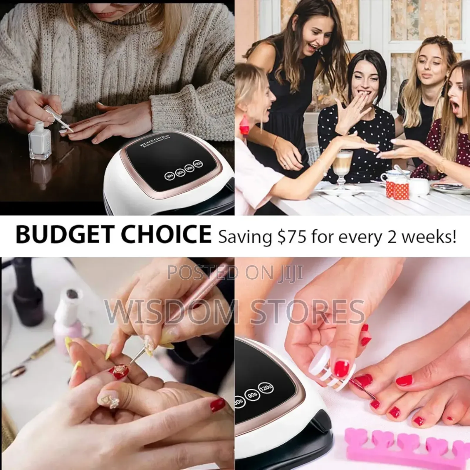 Wekin 168w Uv Led Nail Lamp