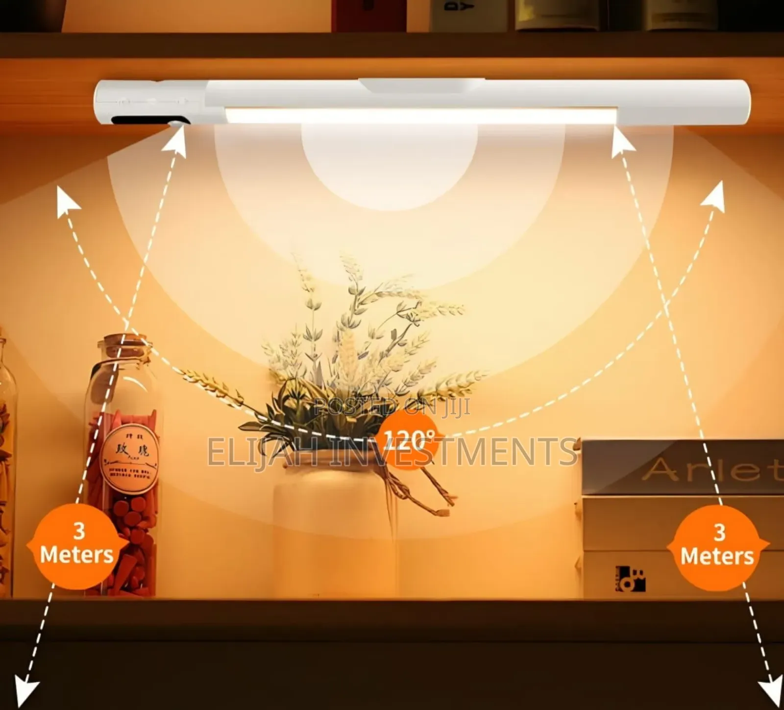 Motion Sensor Rechargeable Cabinet Light Bar