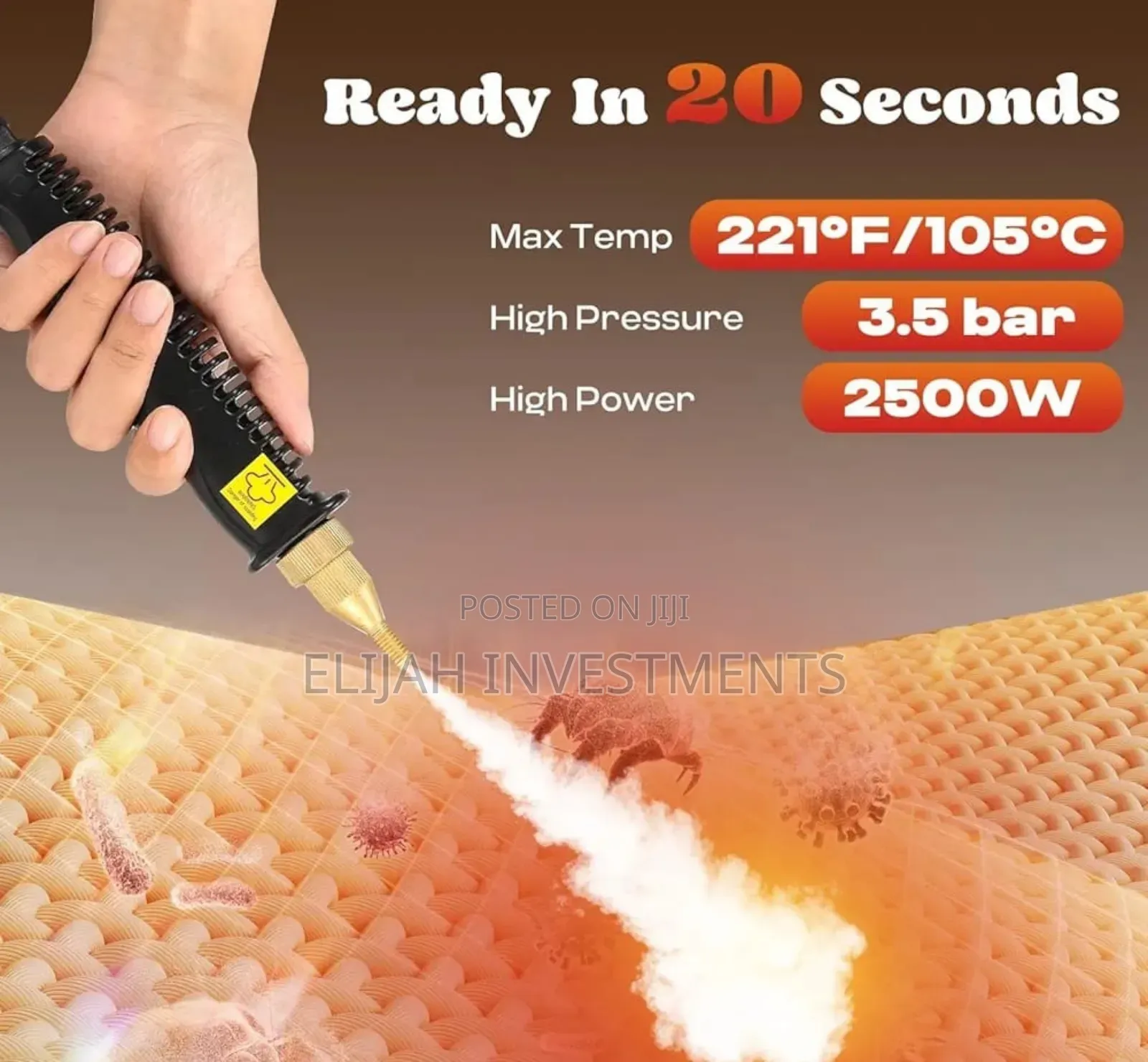 Deeprblu Handheld Steam Cleaner.