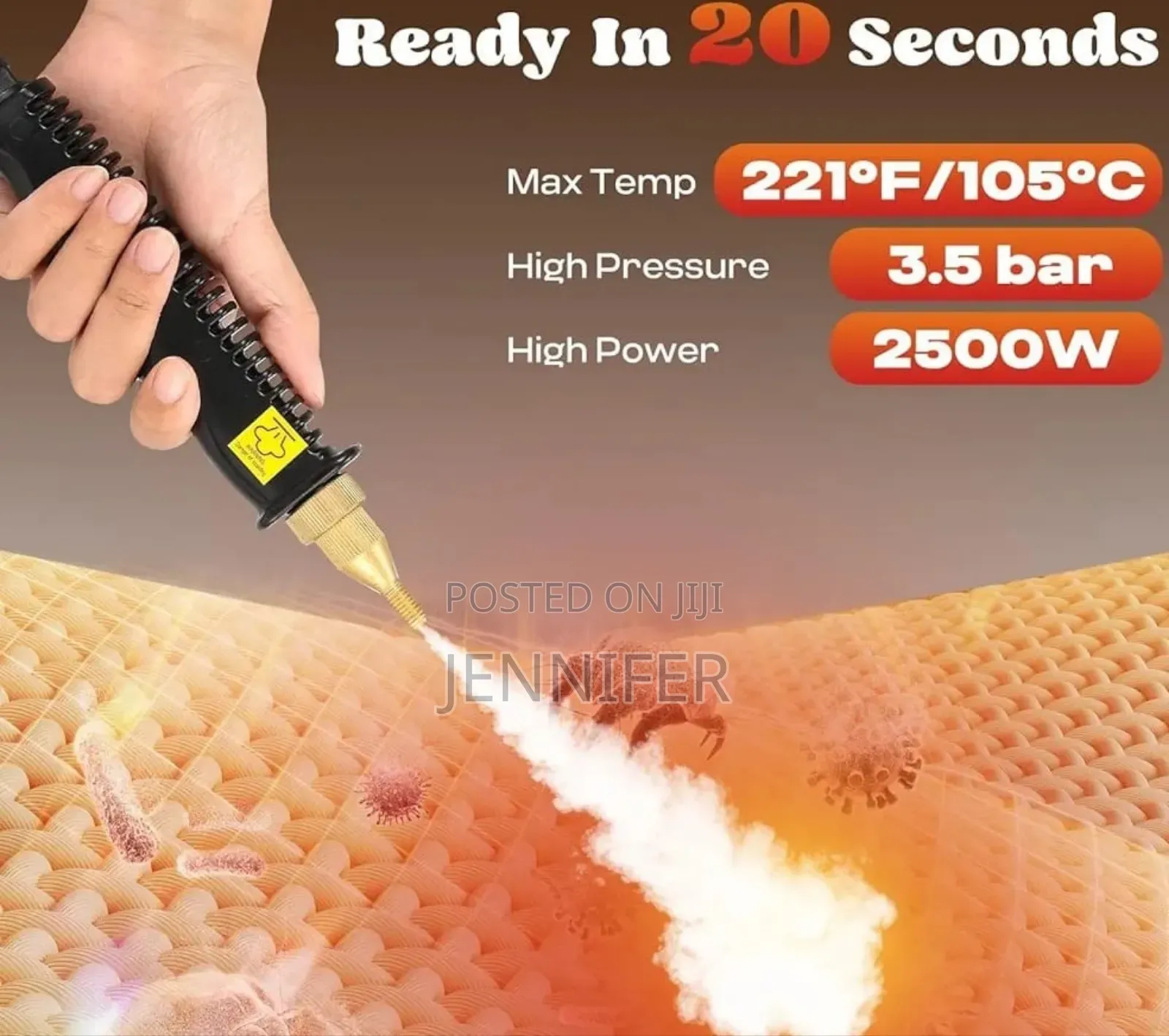 Deeprblu Handheld Steam Cleaner.