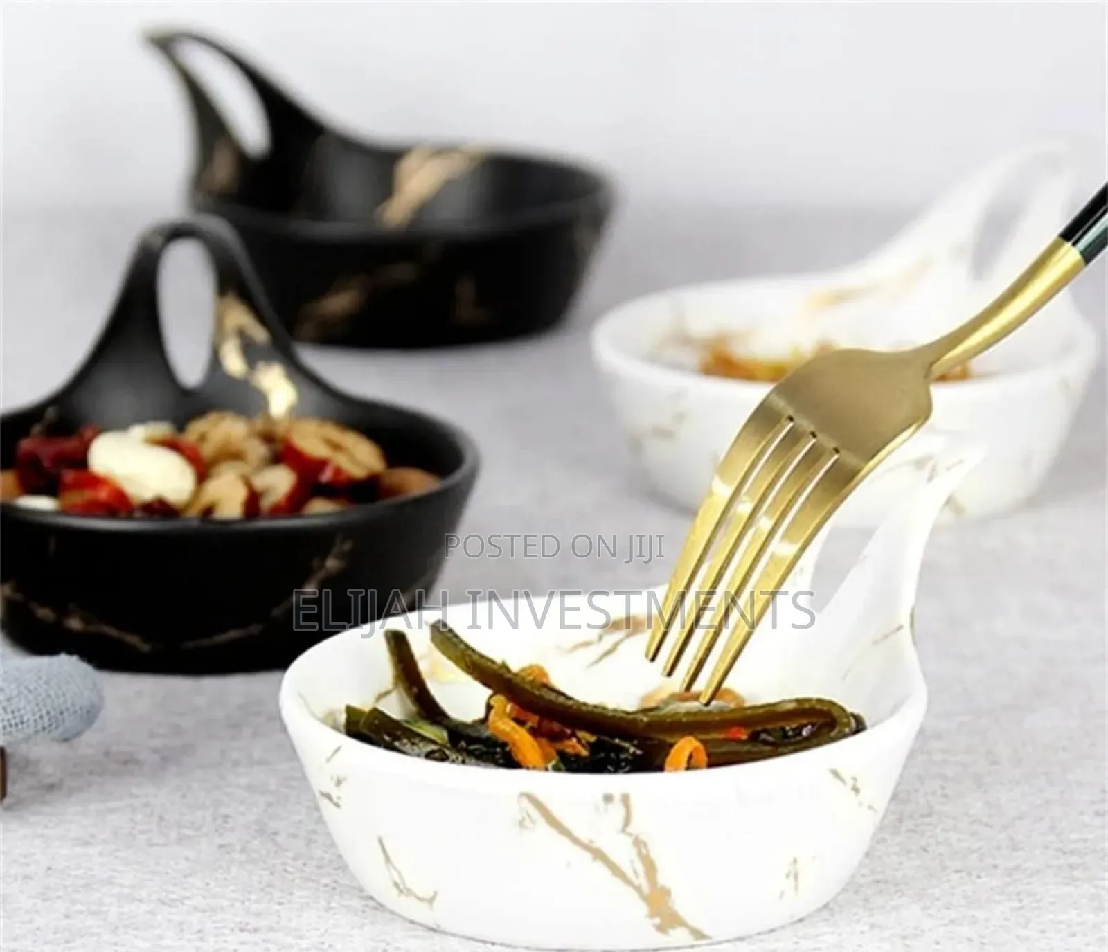 6pcs Small Round Soup Dessert Plates