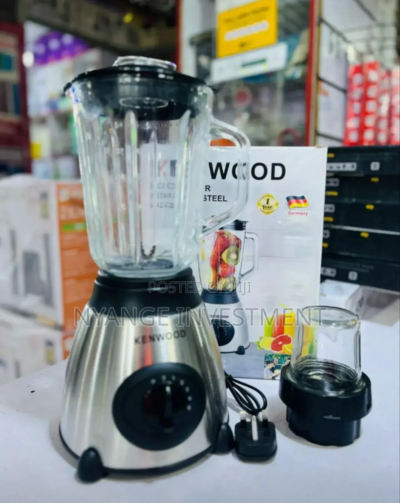 Kenwood Glass Blender 2in1with a Grinder