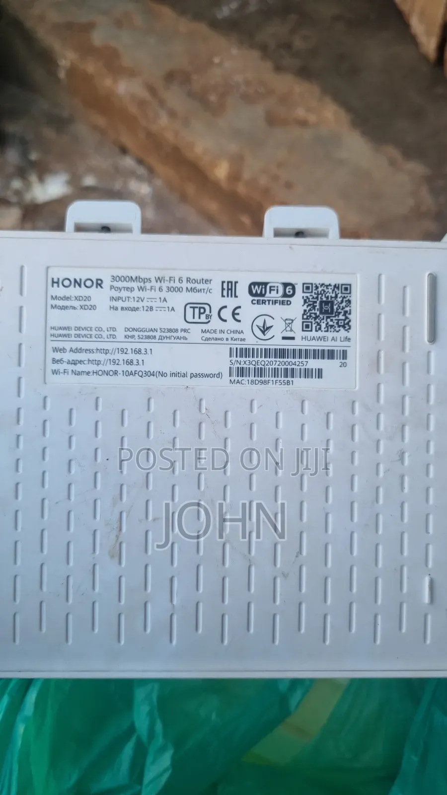 Honor Xd20