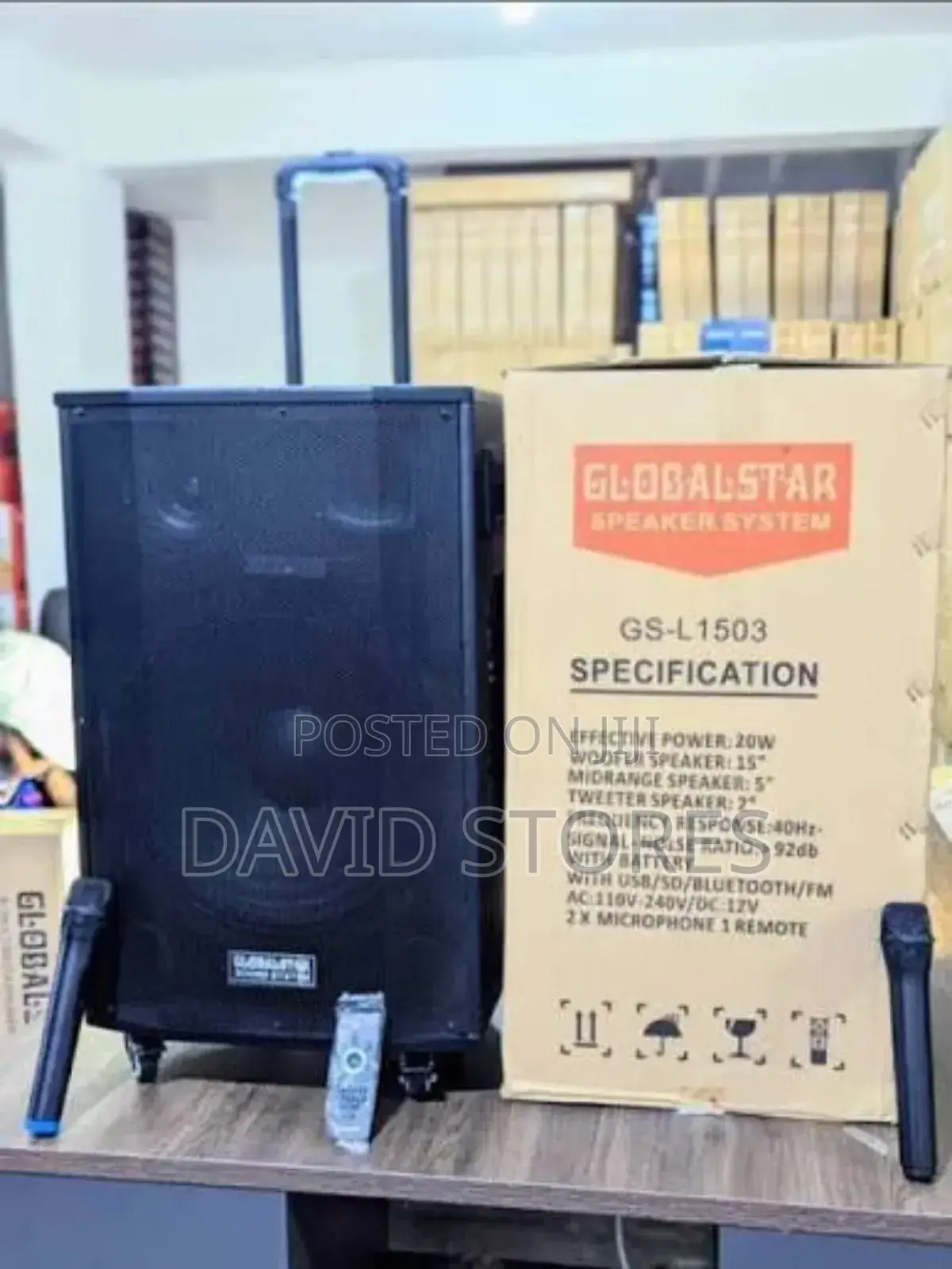 Globalstar Gs-L1503 Rechargeable Speaker
