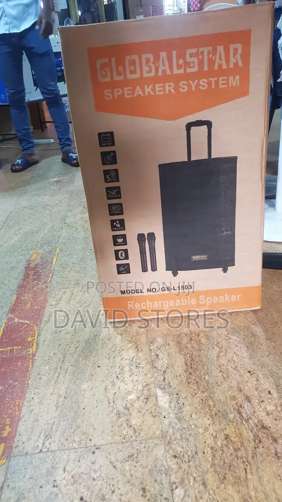 Globalstar Gs-L1503 Rechargeable Speaker
