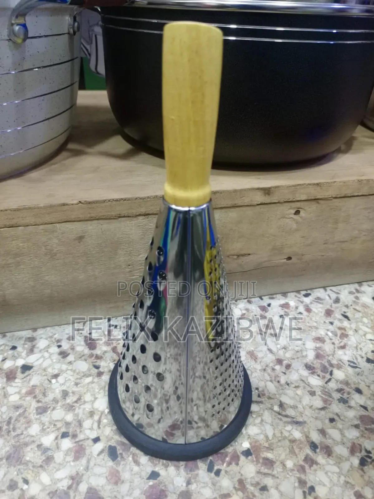 Wooden Handle Grater.