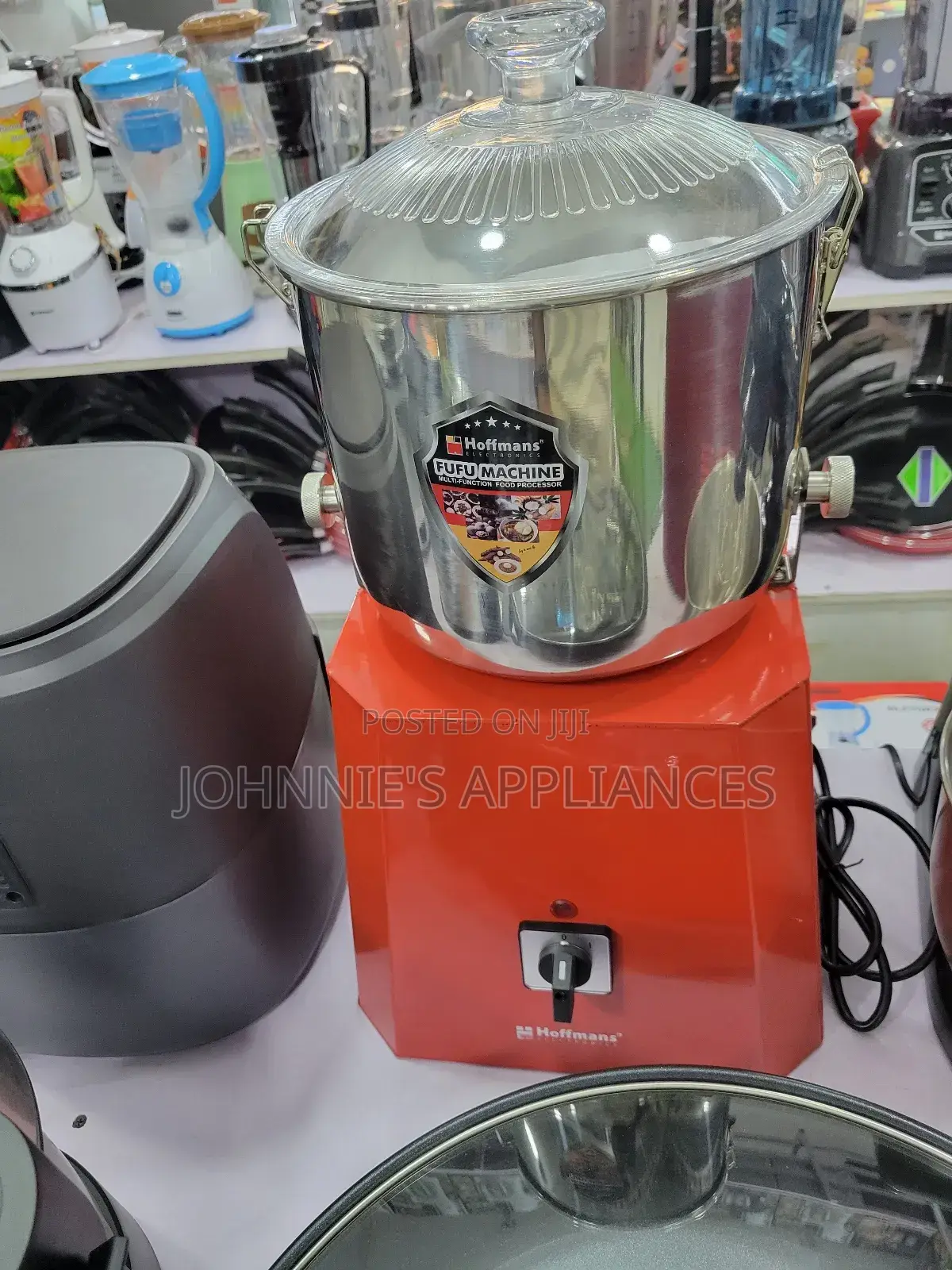 Hoffmans Heavy-Duty Electric Food Processing Machine – Stainless Steel