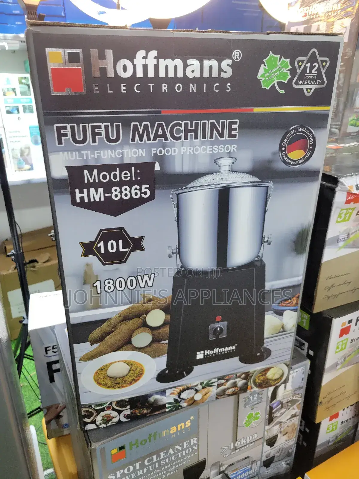 Hoffmans Heavy-Duty Electric Food Processing Machine – Stainless Steel