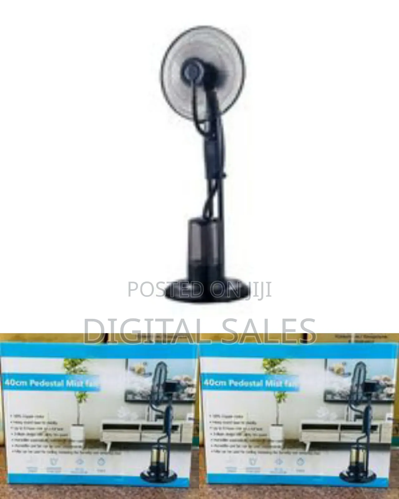 40cm Pedestal Mist Fans Available