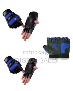 Gym Gloves Easy Grip Leather Gym