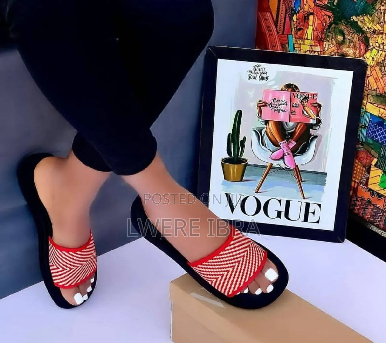 Simple Rose Sandals for Women