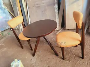 Well Finished 2 Seater Dining With Around Table and Comfortable Seats