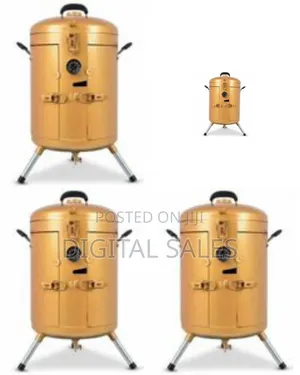 Premium Gold Barrel Vertical Smoker Grill