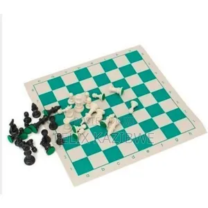 Portable Chess Set.