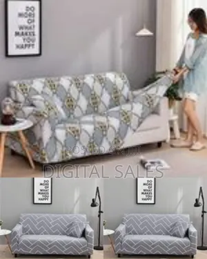 /2/3/4 Seater Navy Blue Stretch Elastic Sofa Couch Covers
