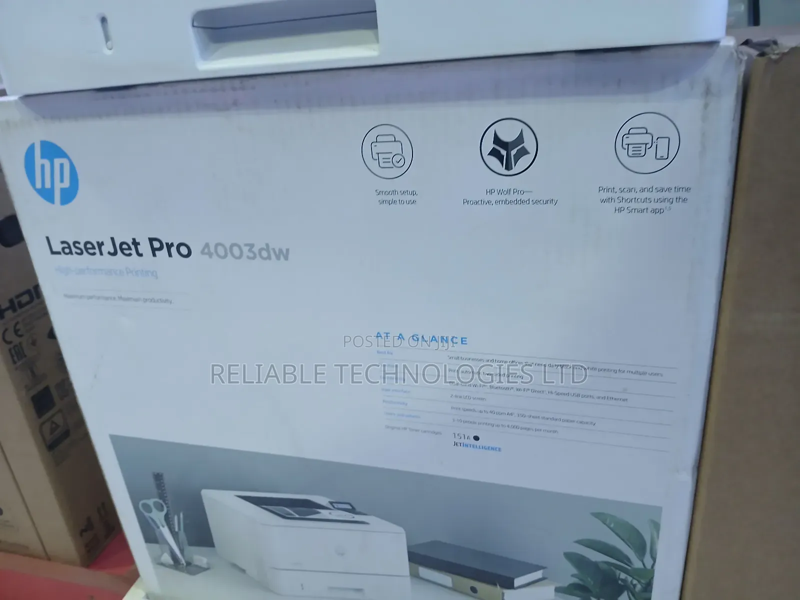 Hp Laserjet Mono Printer M4003dw