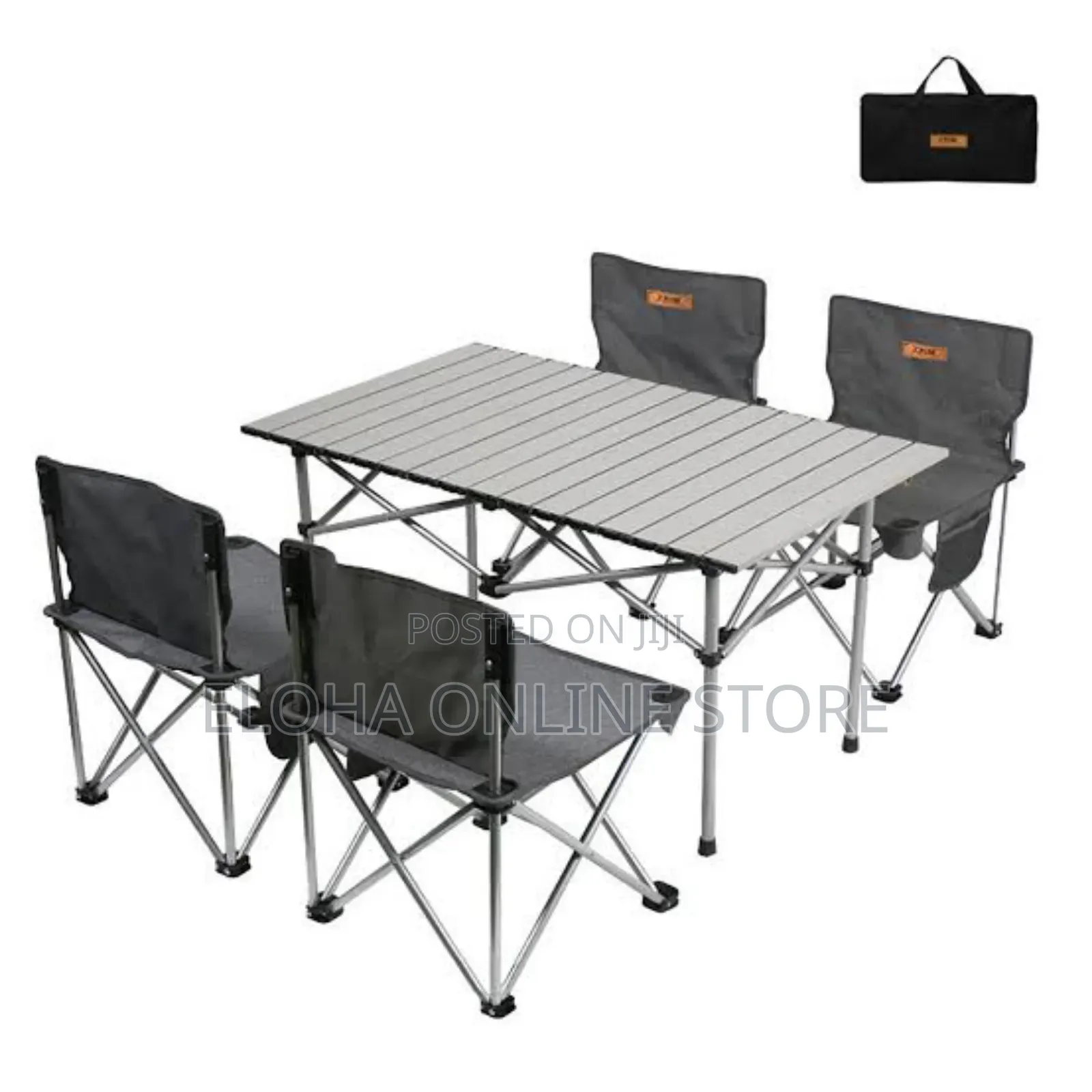5pcs Portable Foldable Table 4 Chair Set