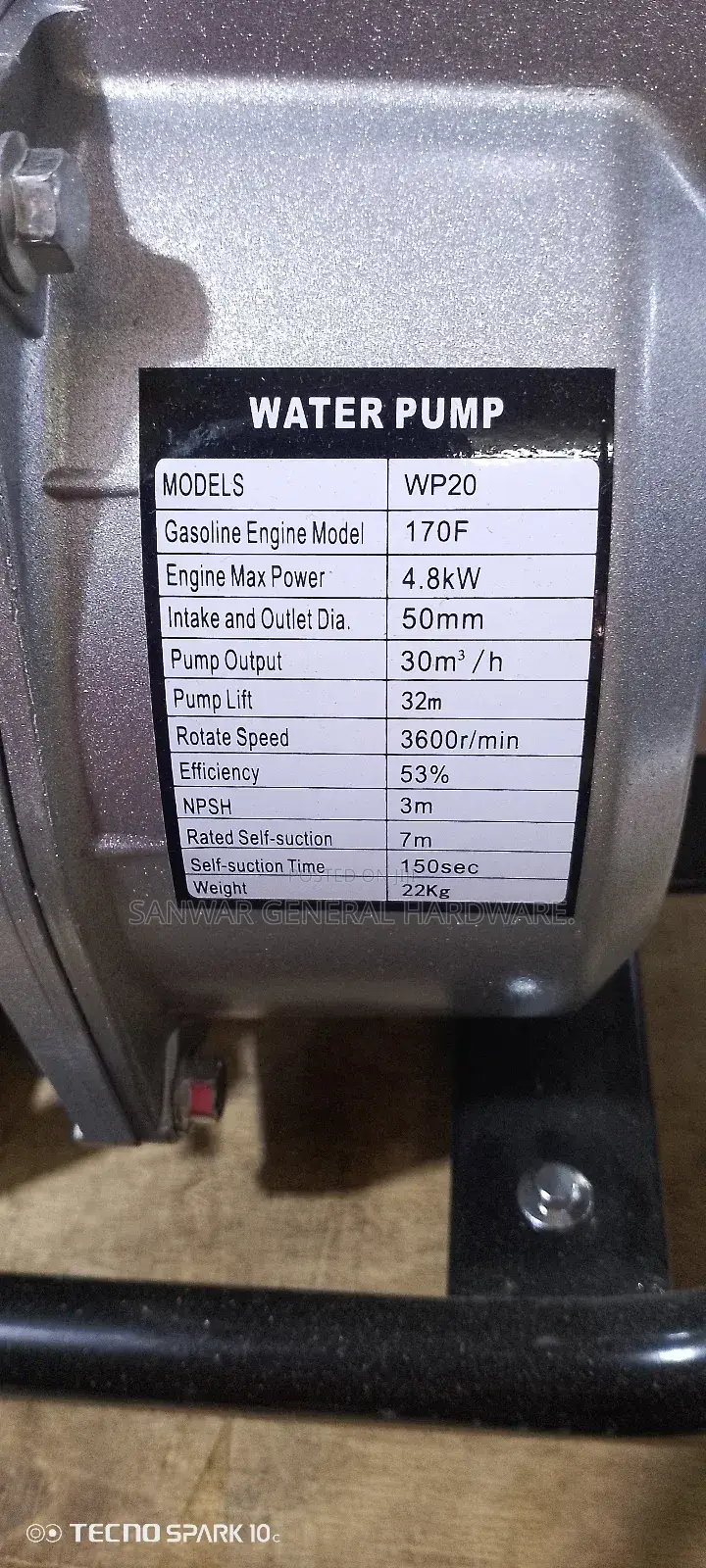 Olonzo-2" Normal Petrol Water Pumps.(7.5hp)