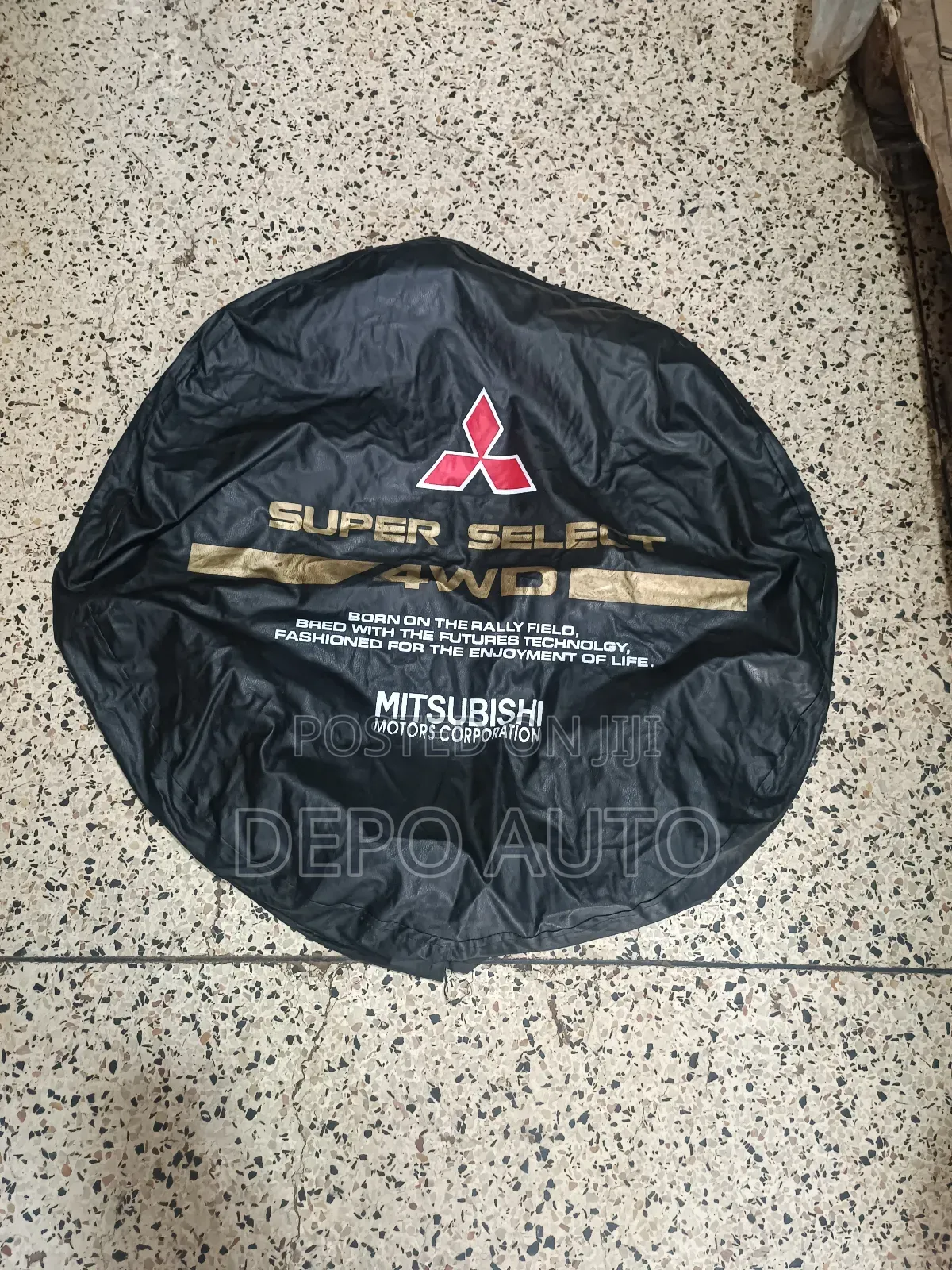 New Leather Tyre Cover Mitsubishi