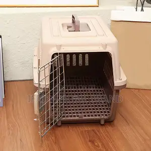 Hard-Sided Plastic Pet Carrier Cat Dog Pet Cage Travel Box for Pets