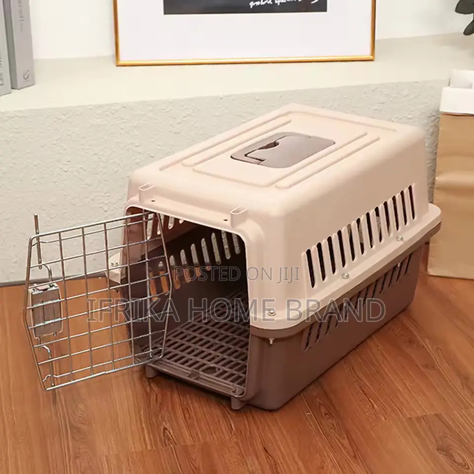 Hard-Sided Plastic Pet Carrier Cat Dog Pet Cage Travel Box for Pets