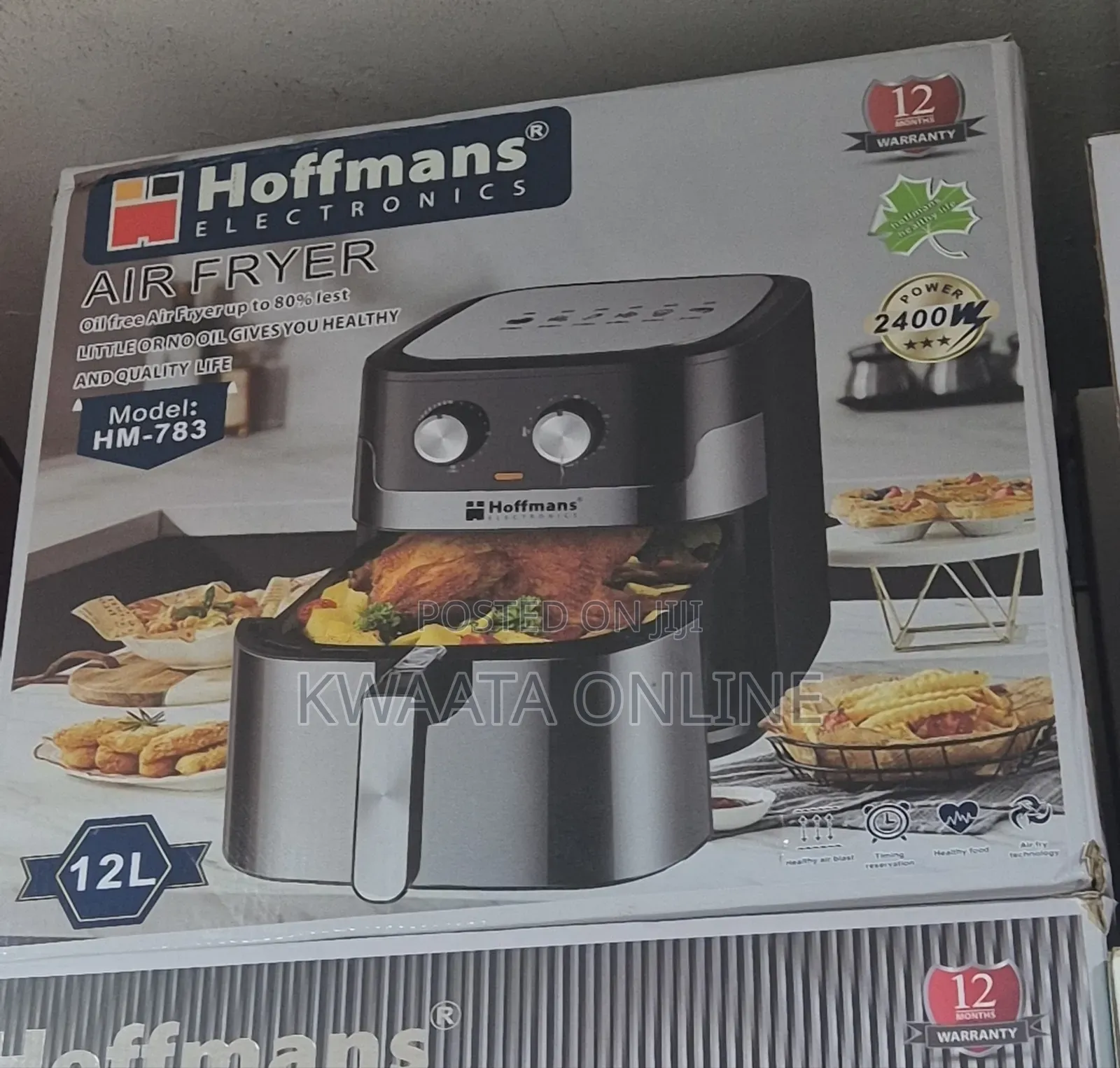 12l Electric Air Fryer Hoffmans, Hm783a Digital Appliance 2400w