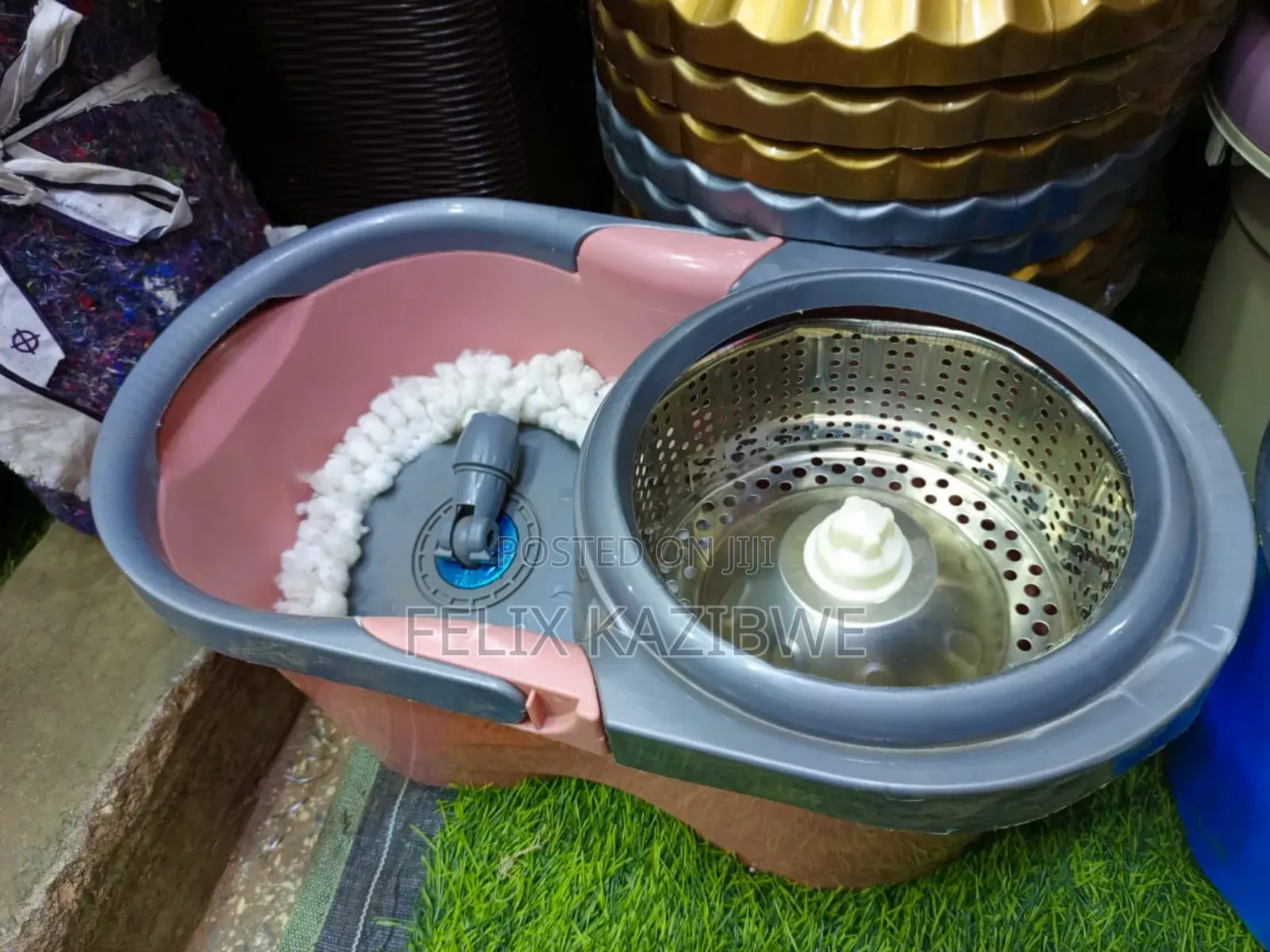 Spin Mop and Bucket Set.