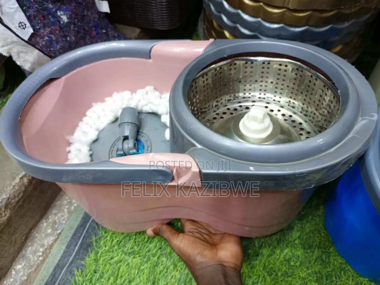 Spin Mop and Bucket Set.