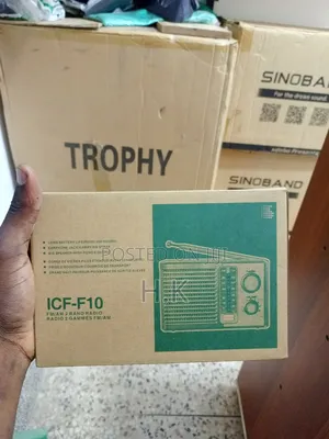 Sony Icf-f10 2 Band Fm/Am Portable Battery Transistor Radio