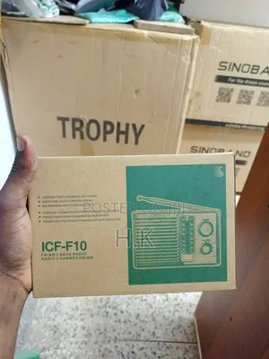 Sony Icf-f10 2 Band Fm/Am Portable Battery Transistor Radio