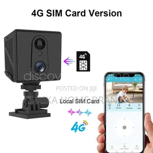 Dual Len Mini Wireless 4g Sim/Wifi Security Camera Motion Sensor