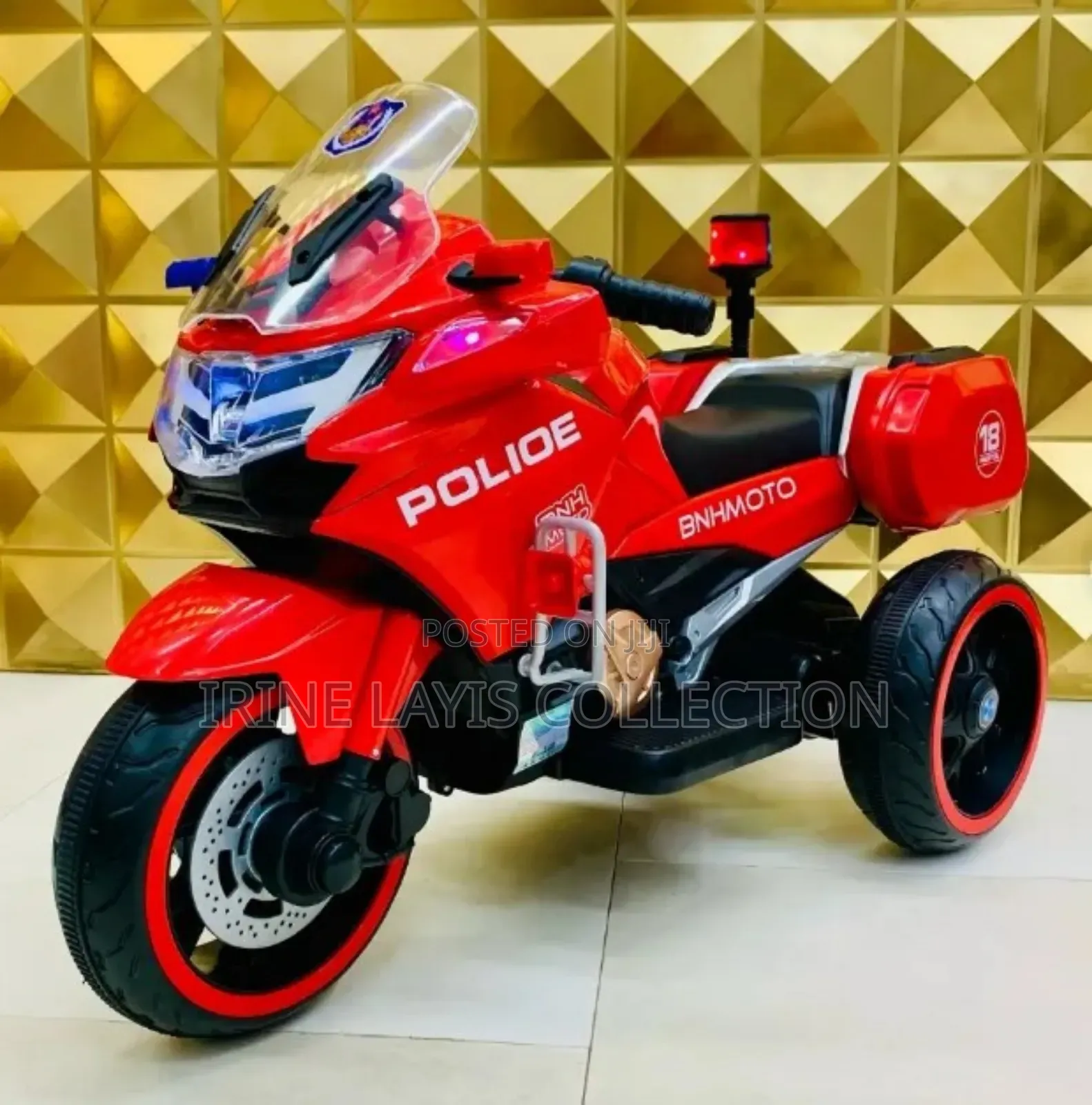 Kids' Music Electric Ride-on Motorcycle.
