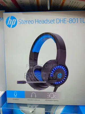 An Hp Dhe-8011um Stereo Gaming Headset.