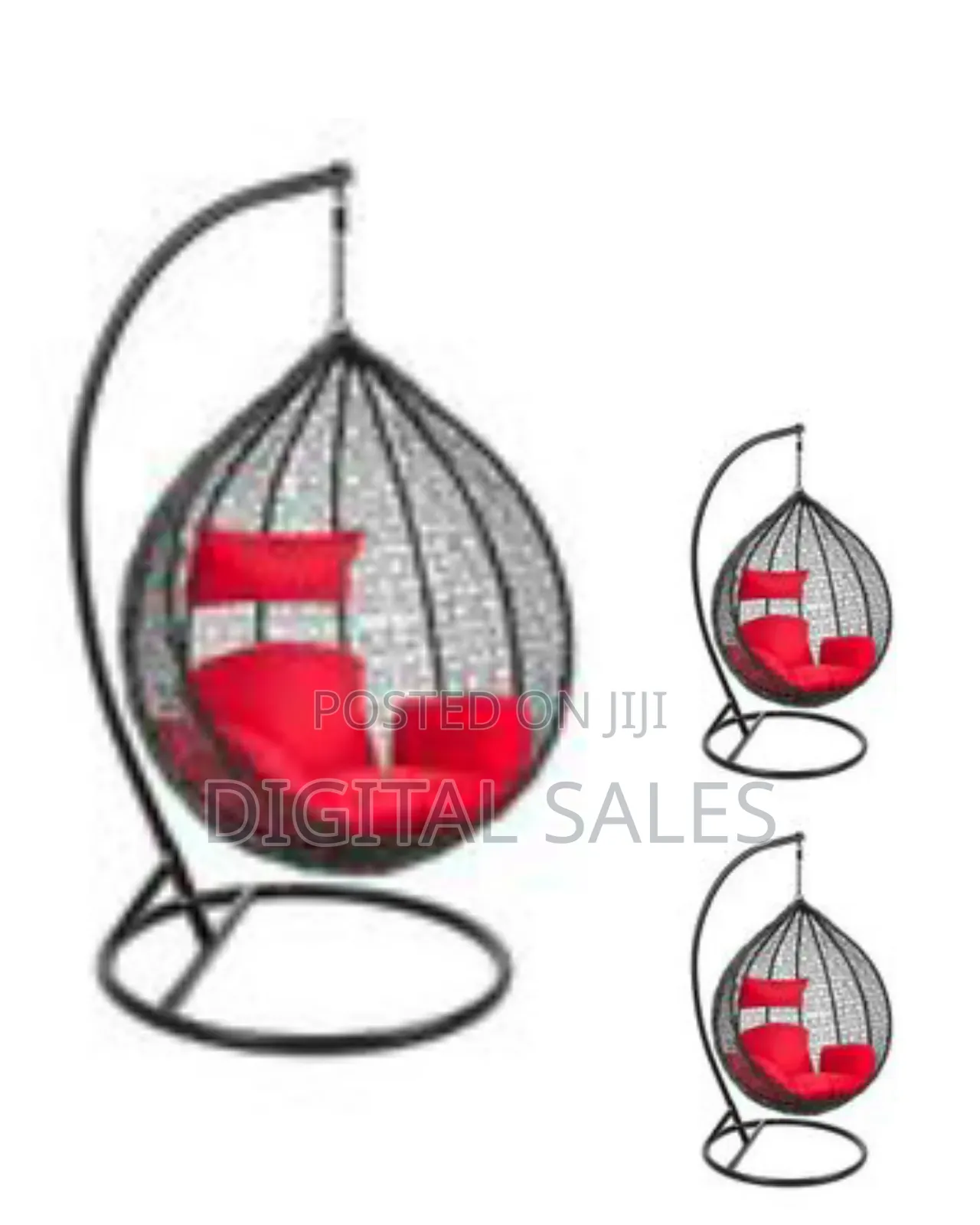 Outdoor, Indoor Swing Chair With Stands