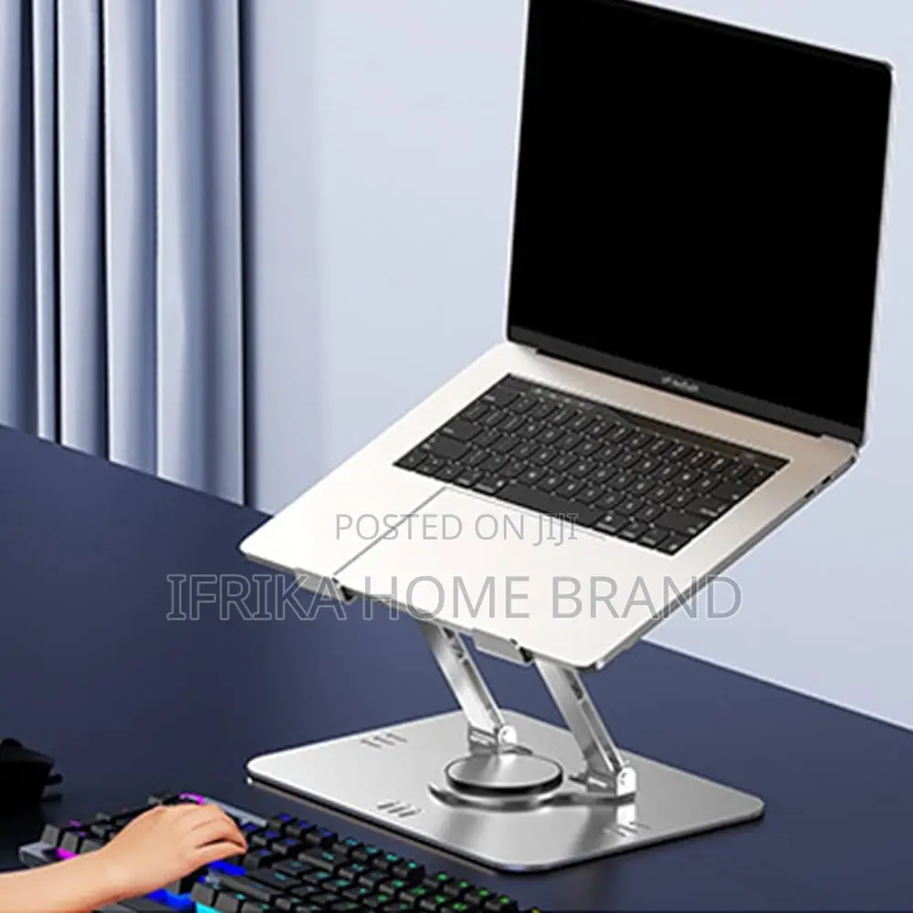 Aluminum Laptop Stand With 360 Degree Rotating Laptop Stand Base