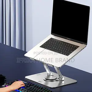 Aluminum Laptop Stand With 360 Degree Rotating Laptop Stand Base