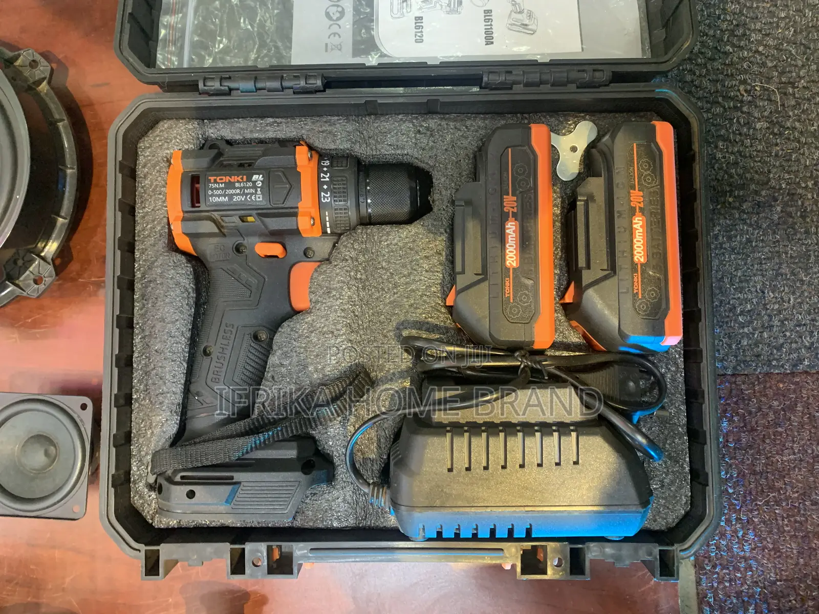 20v Brushless Cordless Drill Set.