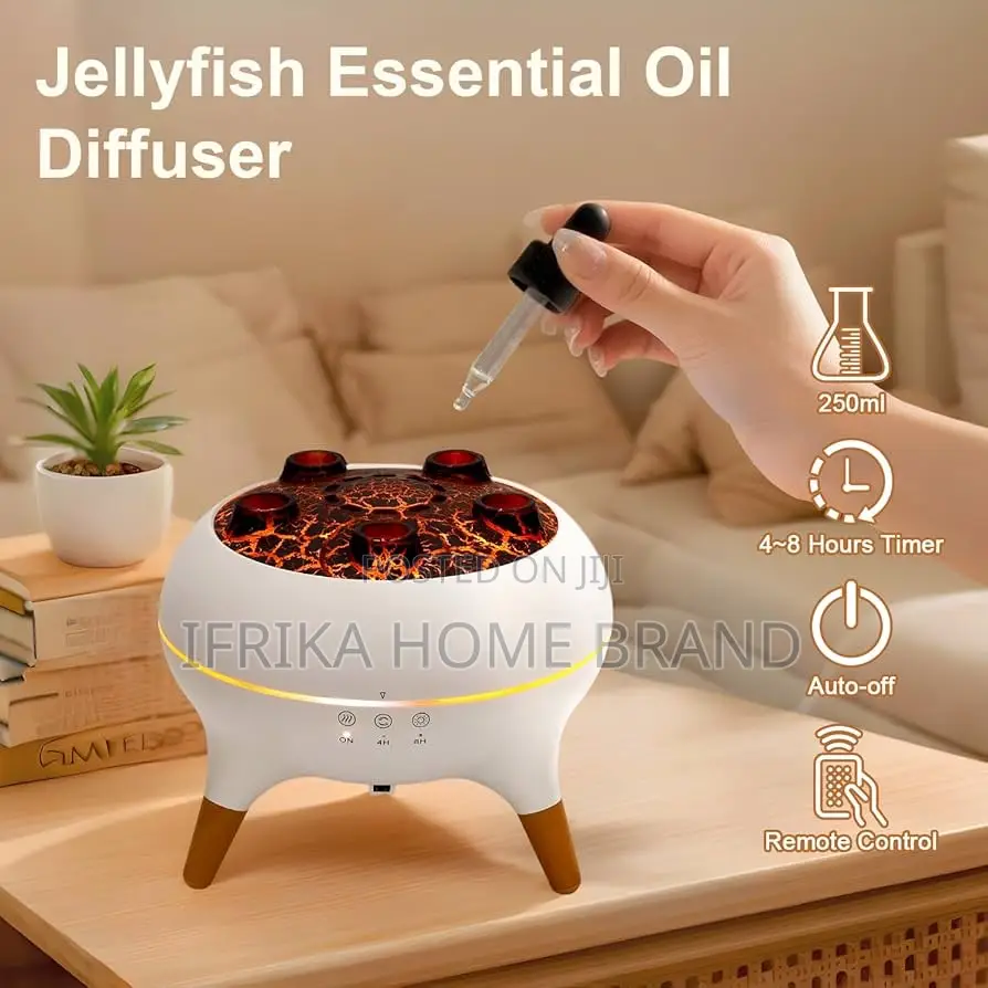 Jellyfish Diffuser 7 Colors Led Jellyfish Essential Oil Diffuser
