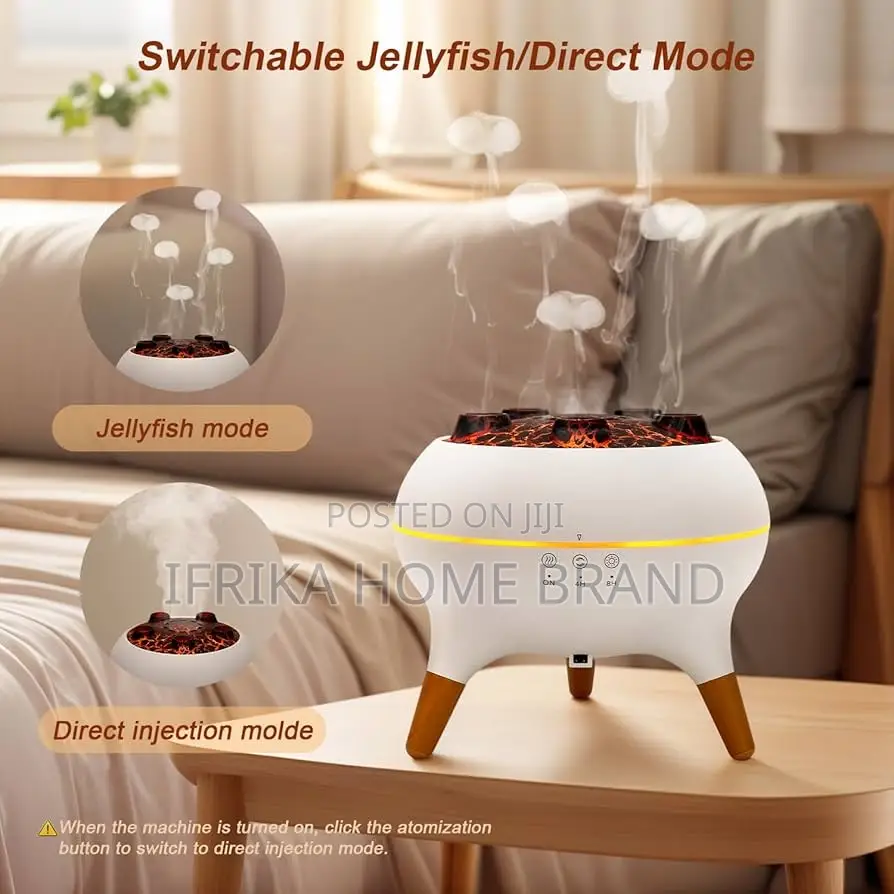 Jellyfish Diffuser 7 Colors Led Jellyfish Essential Oil Diffuser