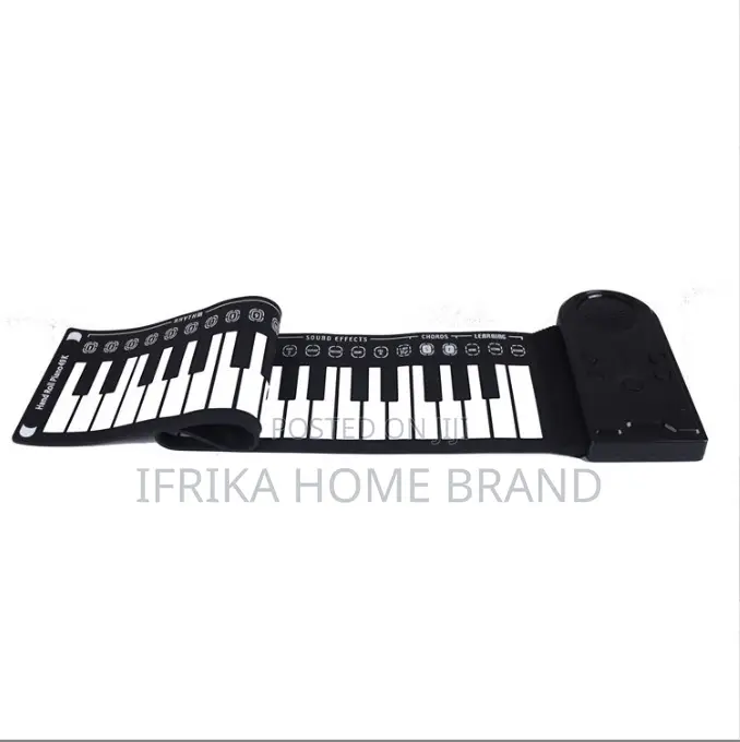 Portable 49-Key Hand Roll Folding Piano Keyboard