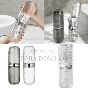 Elegant Textured Travel Oral Care Case / Toothbrush Holder -Multicolor