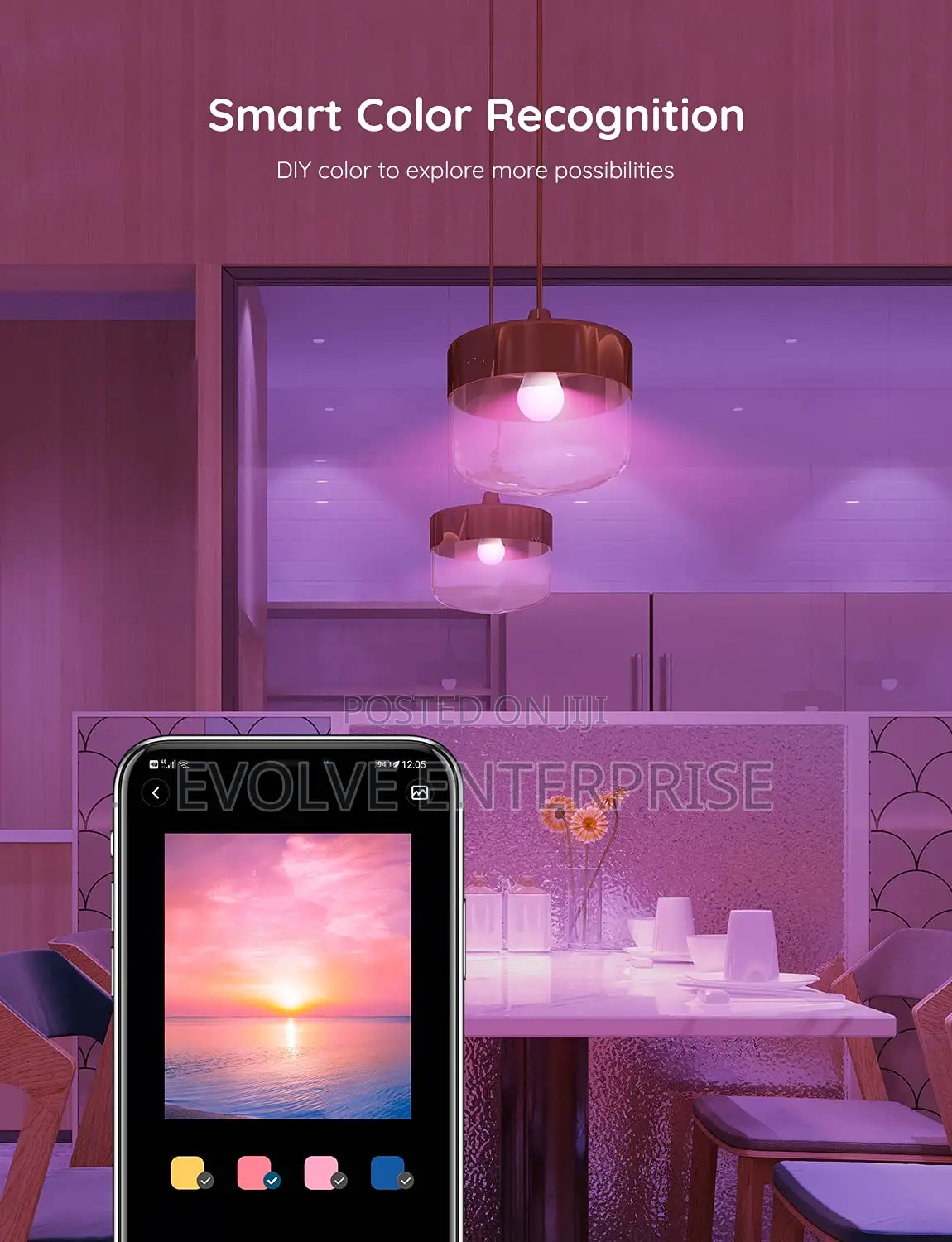 Smart Light Bulbs, Color Changing Light Bulb, Work With Alexa